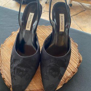 Black Ann Taylor Mini Heels